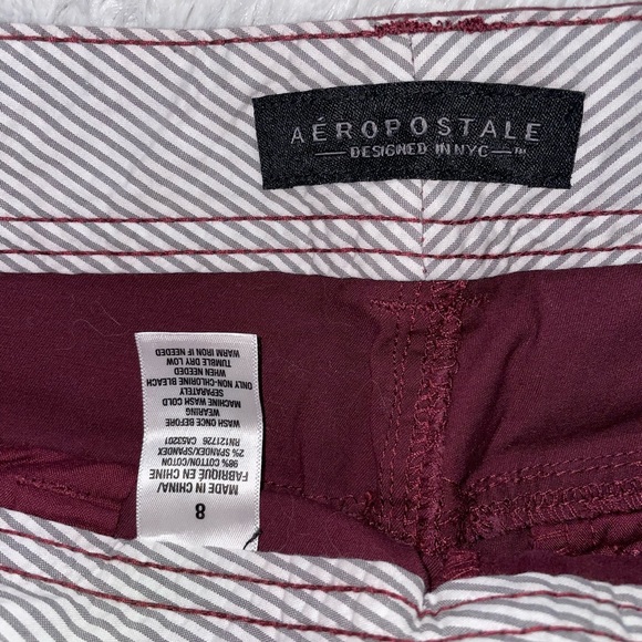 Aeropostale Maroon Shorts (8) - Picture 3 of 3